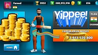 Stick cricket live unlimited coins apk| How I Collected it!!