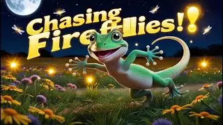 Blink Blink Lizard &ndash; Chasing Fireflies! Fun children's music