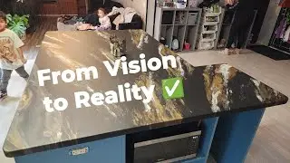👉 Преображение кухонного острова с помощью эпоксидной смолы | От идеи к реальности