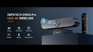 DEPSTECH DW50 4K Zoomable Webcam with Remote Control