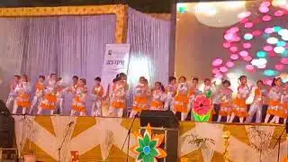 Dance performance by Millennium School Hmel Township cute kids at annual function