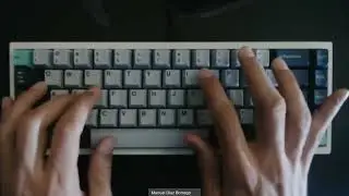 Bakeneko 65 Stock Neapolitan ice cream switches with GMK Hammerhead key caps sound test
