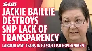 'Secrecy, spin & cover-up' Jackie Baillie destroys SNP claims of transparency