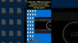 DarkNetRuss (.DarkRuss_CyberVolk) ransomware virus #shorts #trending #DarkRuss_CyberVolk