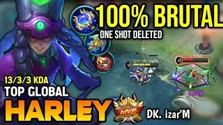 HARLEY BEST BUILD 2022 | TOP GLOBAL HARLEY GAMEPLAY | MOBILE LEGENDS✓