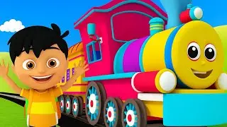 Gaadi Aayi Chuk Chuk 🚂 | गाड़ी आयी जुक जुक | Hindi Nursery Rhymes | Hindi Kavita for Kids