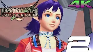 PHANTASY STAR UNIVERSE Gameplay Walkthrough Part 2 - Typical Lives (4K 60FPS)