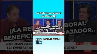 La Reforma Laboral es clave (2)  #liberalismo #libertad #argentina #milei #economia #empleo #reforma