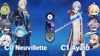 C0 Neuvillette & C1 Ayato | Spyral Abyss 6.3 | Genshin Impact!