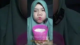 DYMA KULINER 💕ASMR RAW RICE EATING💕 Makan Beras Mentah #mukbang #shorts @Dymareal @dymaaaaa