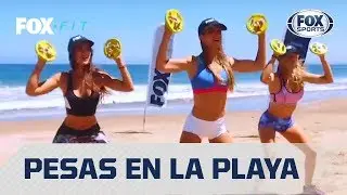 FOX FIT: Ejercicios en la playa con Lucila Vit