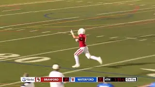 H.S. Football Highlights: Branford 42, Waterford 20