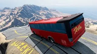 🚚 Dangerous Road Bus Driving | BeamNG Live #13  #shortslive  #shortsfeed  #ets2