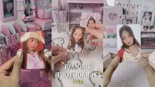 PACKING PHOTOCARDS 𖥻148 ⭑ BUBBLEMISSO✨