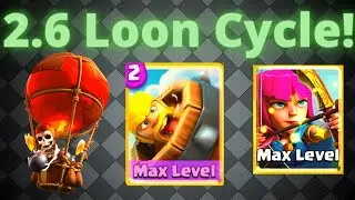 FASTEST BALLOON CYCLE DECK in Clash Royale! - 2.6 Balloon Miner Cycle Deck