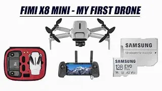 FIMI X8 Mini мой первый дрон, сумка кейс, флеш карты.