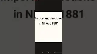 Banking part 1-imp sections in  NI Act for CSEBKERALA