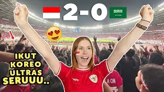 AKHIRNYA INDONESIA MENANG 2-0 LAWAN ARAB SAUDI// LIHAT TIMNAS PALING DEKAT 😍🇮🇩