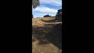 2 year old blake at rusty bowl track balance bike