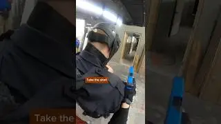 Security begging for his life!  Friendly fire! #le #security #securityguard #tactical #tactics #edc