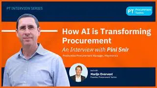 How AI is Transforming Procurement? | An Interview with Pini Snir