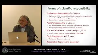 Lecture 2: Nikolas Rose - Responsible Research and the Human Brain Project