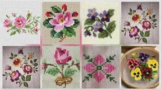 #1 Stunning & Elegant Cross stitch patterns/Charsuti Embroidery Design Ideas Hand made Embroidery