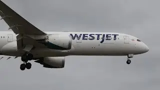 London Heathrow Spotting - WestJet - Boeing 787-9 Dreamliner - August 2025