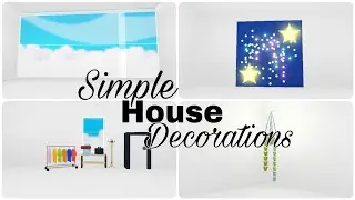 ⭐Simple House Decorations 💫| Adopt Me - Building Hacks