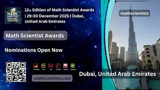 12th Edition of Math Scientist Awards 29 - 30 December 2025 #sciencefather #researchscientist