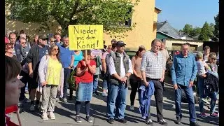Protest in Hasselroth gegen geplanten Reichsb&uuml;rger-Standort
