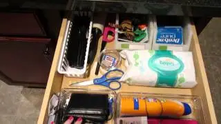 How to Organize Anything:  Kitchen Junk Drawer Organization After Tour
