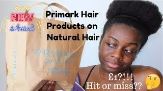 £1 PRIMARK NATURAL HAIR Routine||New Primark Hairline Review | Tomi Popoola