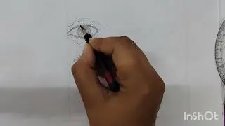 How to Draw front face Eye Free hand | Step by step tutorial for eye drawing 