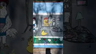 Painted chicken coop #paintmarkers #Ganstasparadise #chickens #chickdays