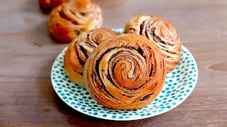 Marble Chocolate Danish Bread | Japanese Bread | Panasonic Bread Maker | wa's Kitchen