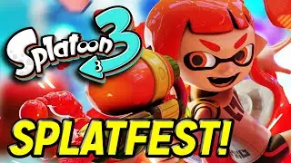 Splatoon 3 Splatfest LIVE: First Ever REAL Gameplay!