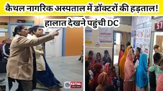 Doctors go on strike at Kaithal Civil Hospital; DC visits to assess situation