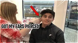 I GOT MY EARS PIERCED!