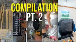 How To Build A Barndominium | From the Ground Up | Part 2 Compilation