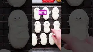 Nutter Butter Mummy Cookies | Easy Halloween Recipe  #easyrecipe #halloweenrecipe