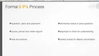 ECP Pag&eacute; Teaches: Giving Feedback: Six Steps to Get Results