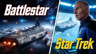 What If Battlestar Landed in Star Trek?