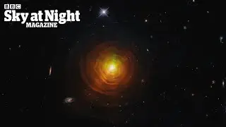 Hubble captures a glowing cosmic orange eye in time for Halloween