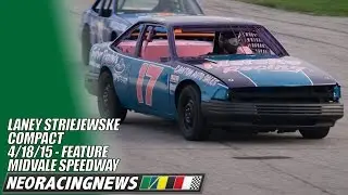 Laney Striejewske Compact Feature @ Midvale Speedway - 4/18/15 - NEO Racing News