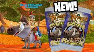 Wizard101: NEW LION KING PACK! - Zafaria Hoard Pack