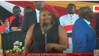 Grand daughter of Chairman Jackson Kibor hilarious eulogy leaves the mourners in stiches!