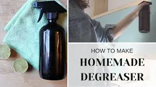 Making homemade natural degreaser