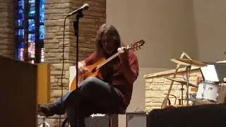 Joesf Glaude warming up with a medley of classic rock songs