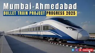 Mumbai&ndash;Ahmedabad Bullet Train Progress 2025 🚄 | India&rsquo;s First High-Speed Rail Project